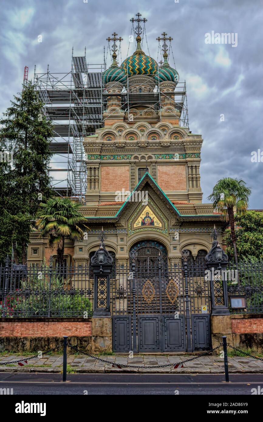 Florence, Russian Church Stock Photo