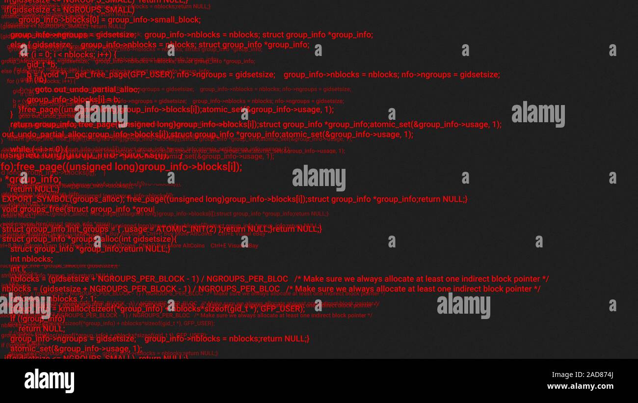 Animation red binary coding green hi-res stock photography and images ...