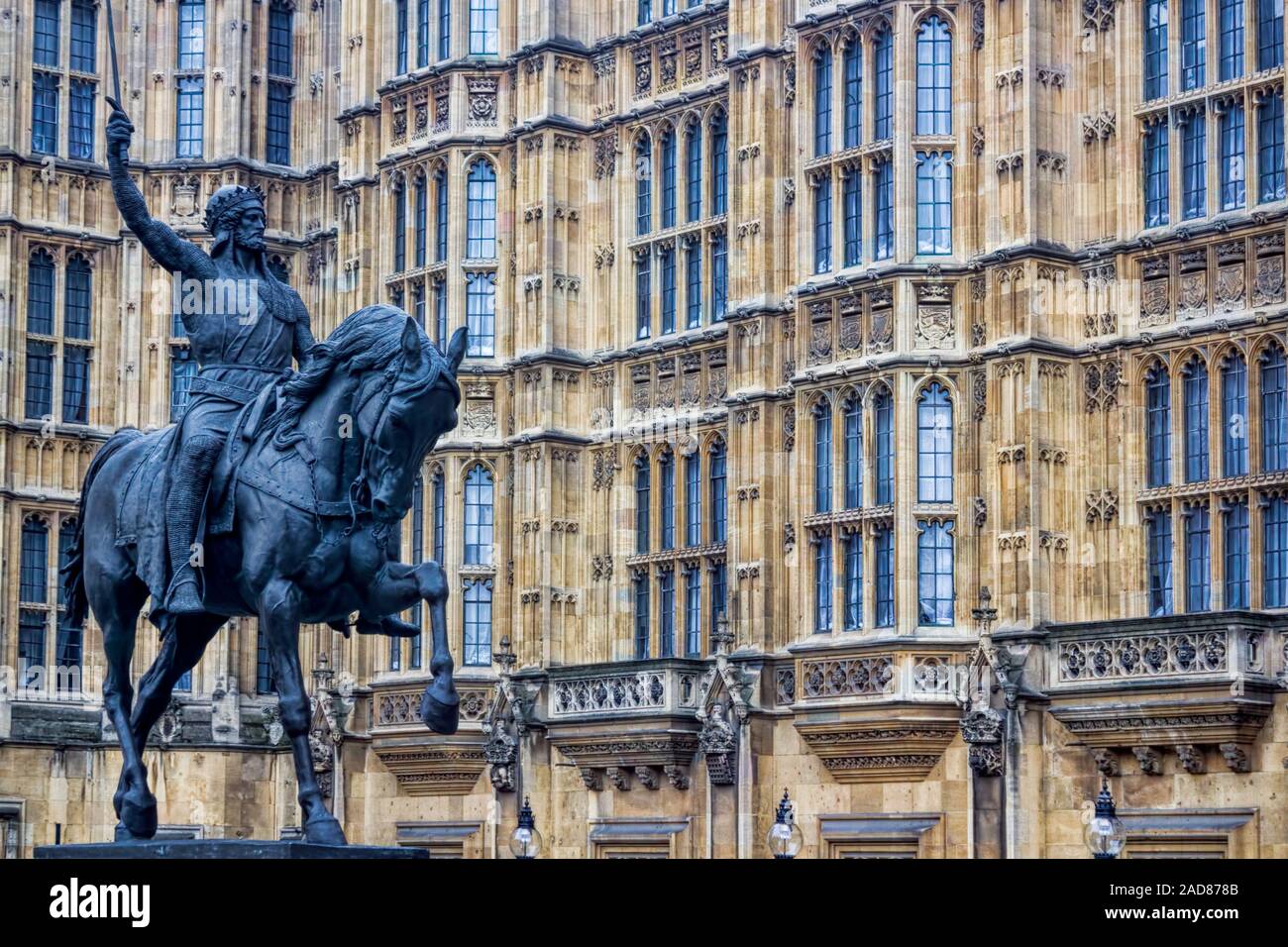 London, Richard the Lionheart Stock Photo