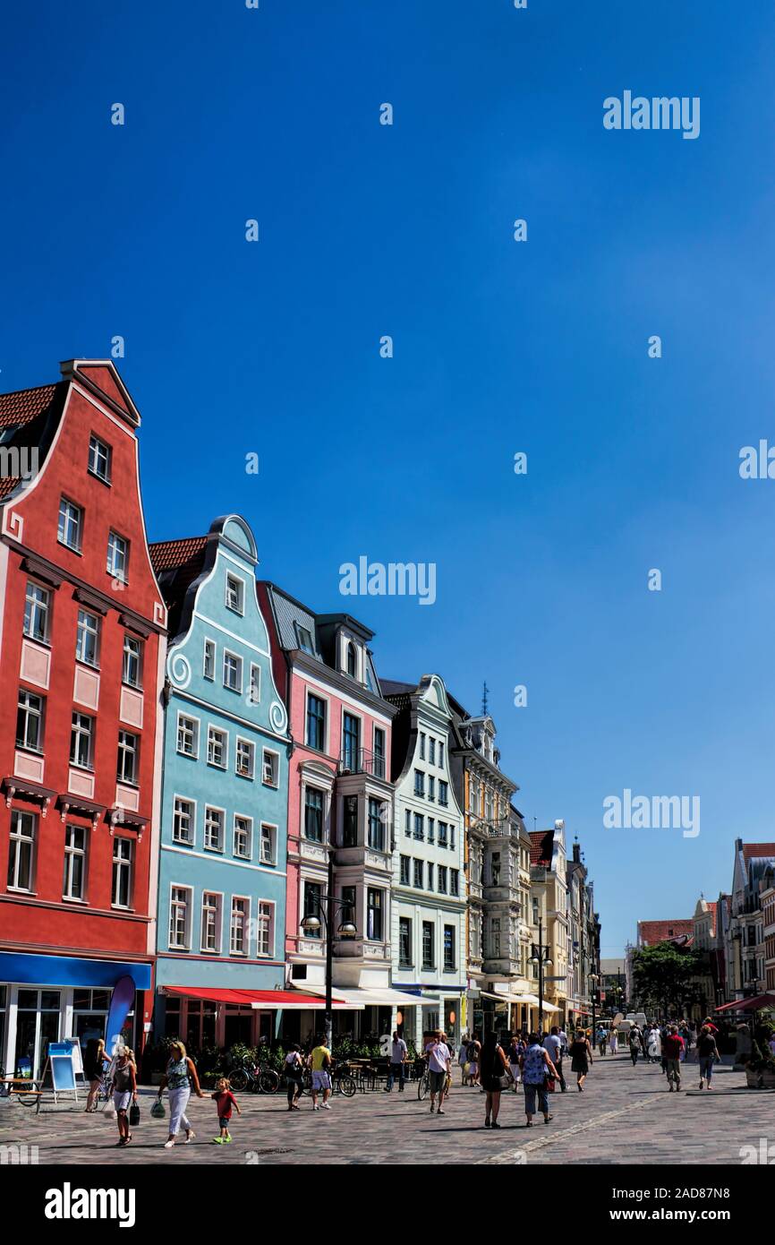 Rostock, Old Town Stock Photo - Alamy
