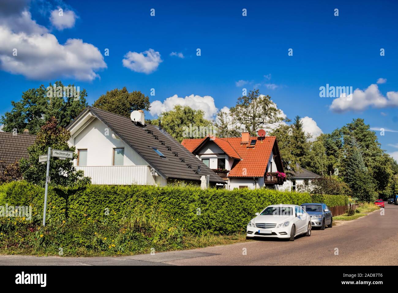 single-family houses Stock Photo