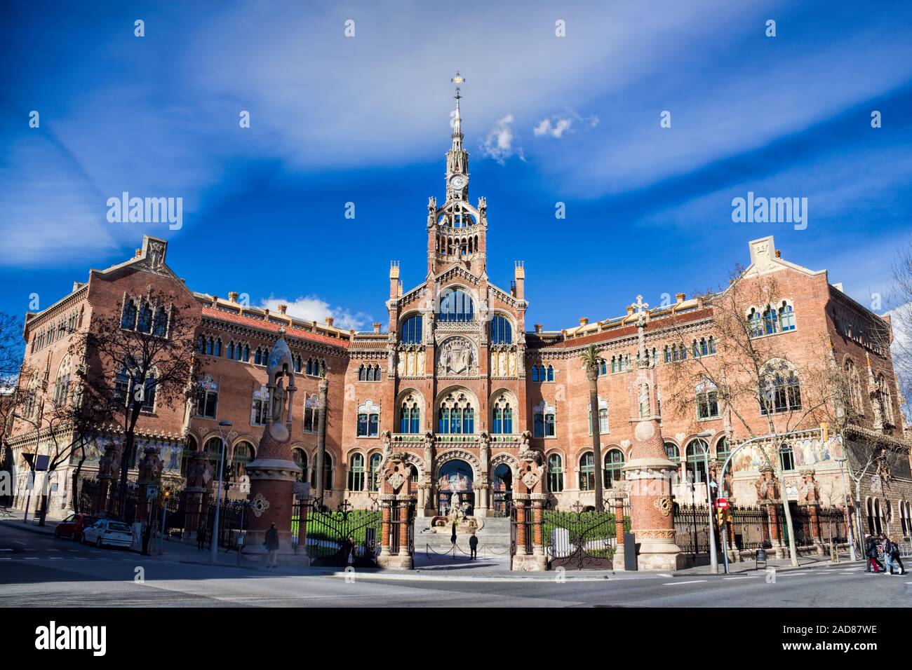 Barcelona, Hospital de Sant Pau Stock Photo