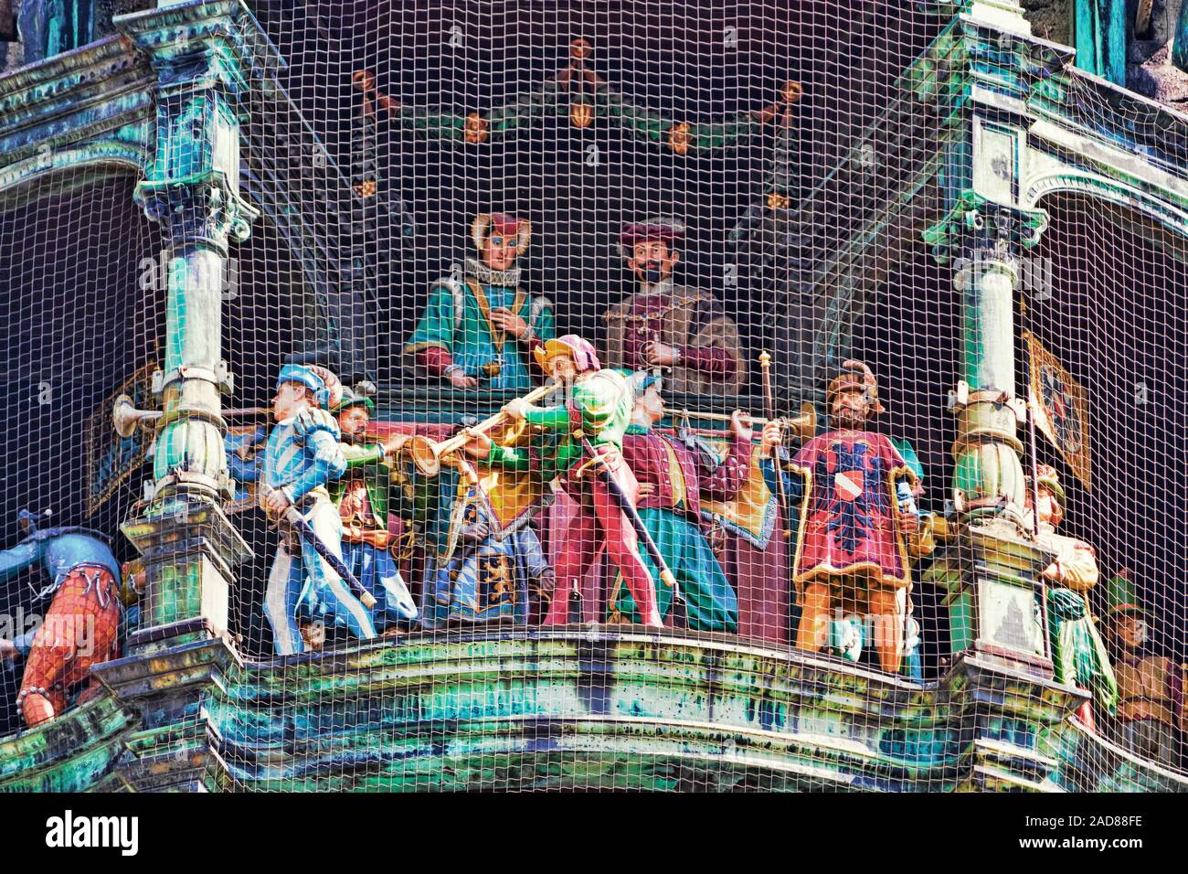 Munich Glockenspiel Stock Photo Alamy