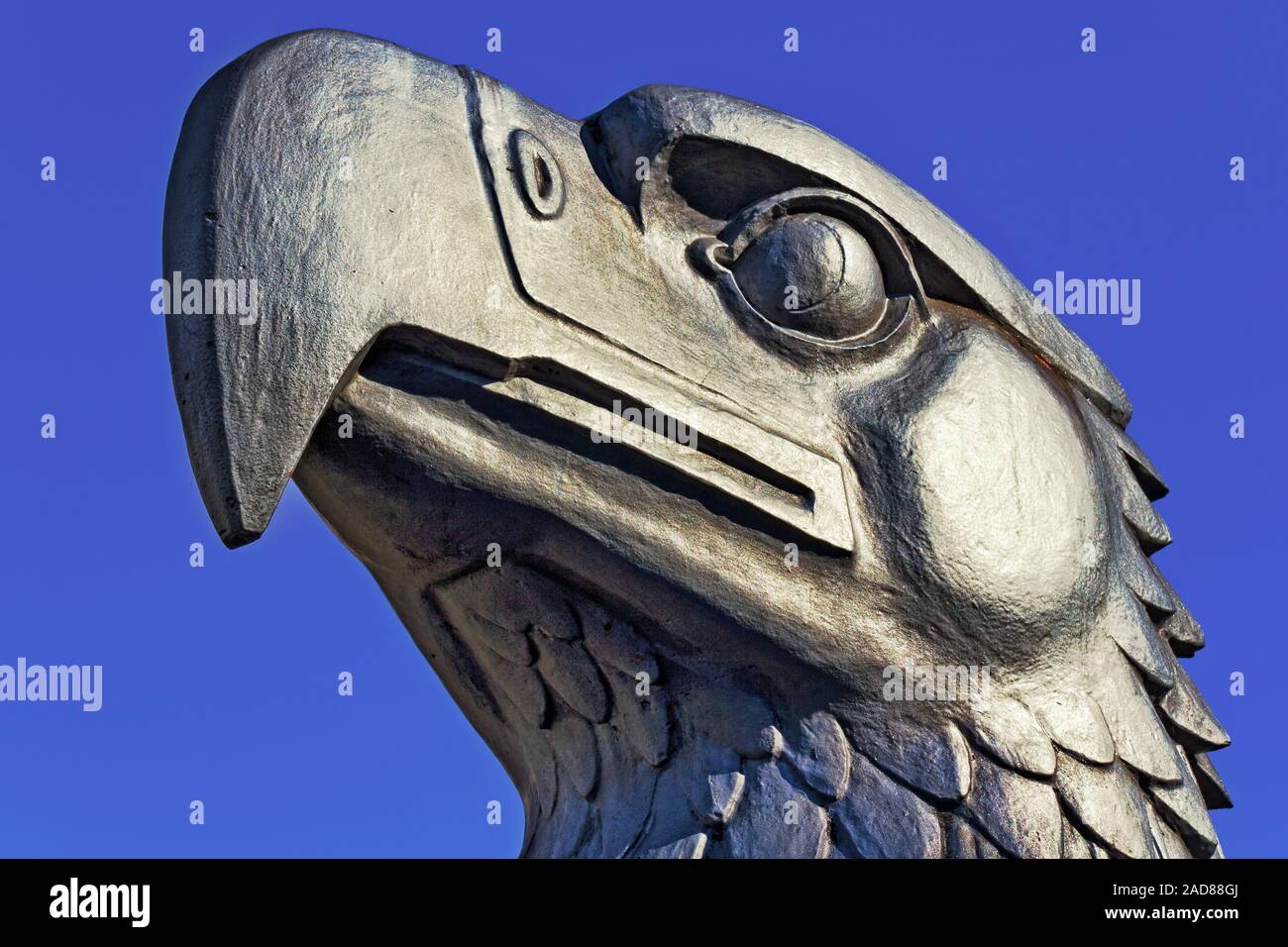 Tempelhof Eagle's Head Stock Photo