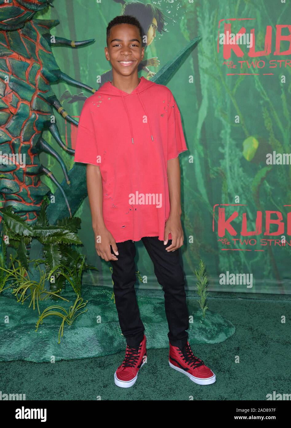 LOS ANGELES, CA. August 14, 2016: Actor Terrell Ransom Jr at the world ...