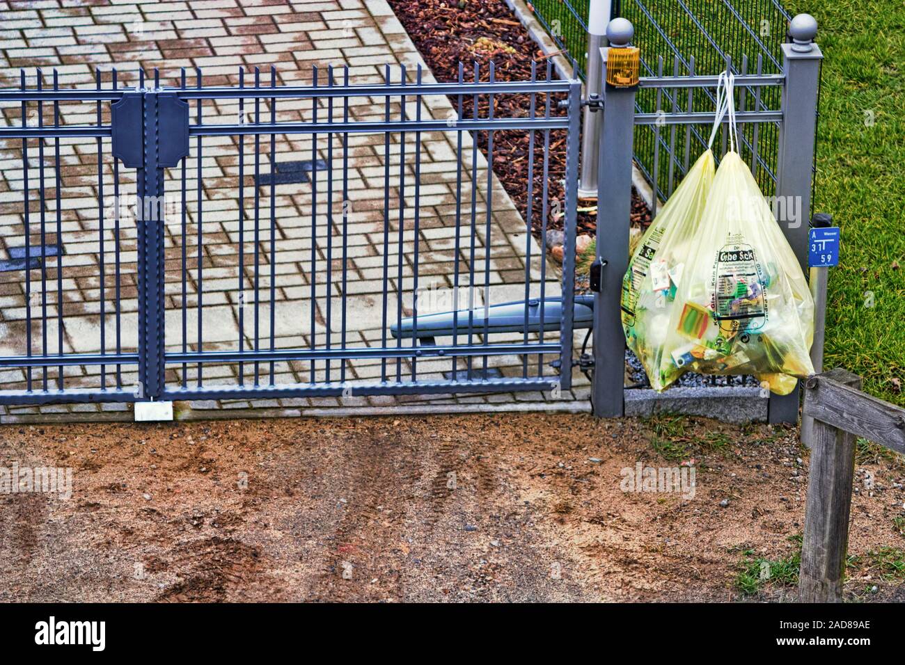 Download Yellow Garbage Bag High Resolution Stock Photography And Images Alamy PSD Mockup Templates