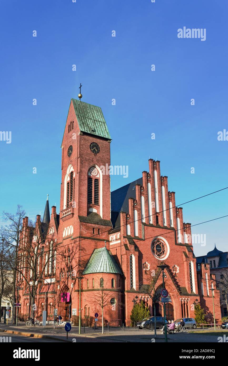 Berlin Christophorus Church Stock Photo