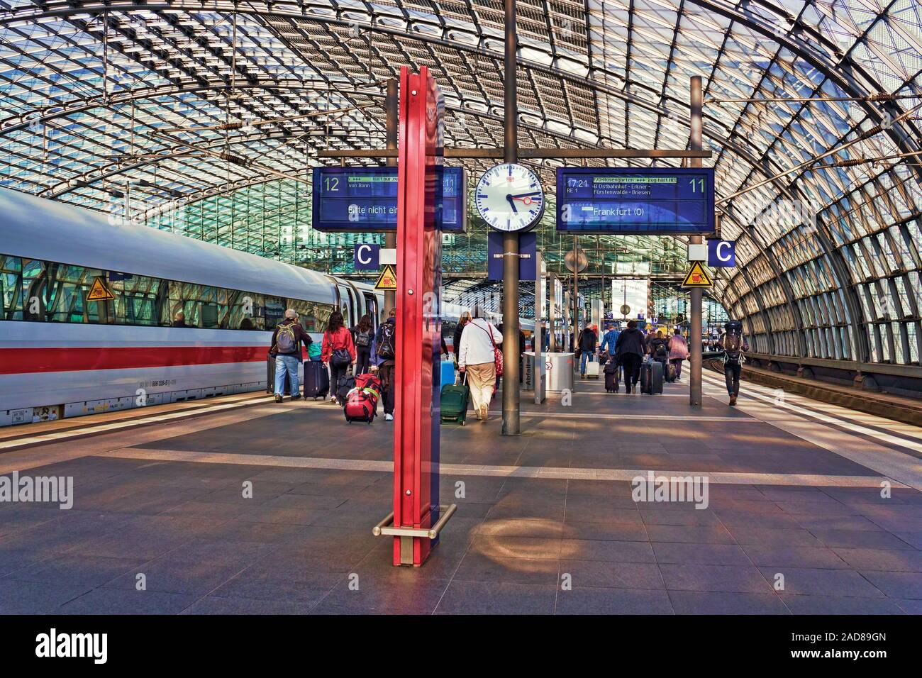 rail strike Stock Photo