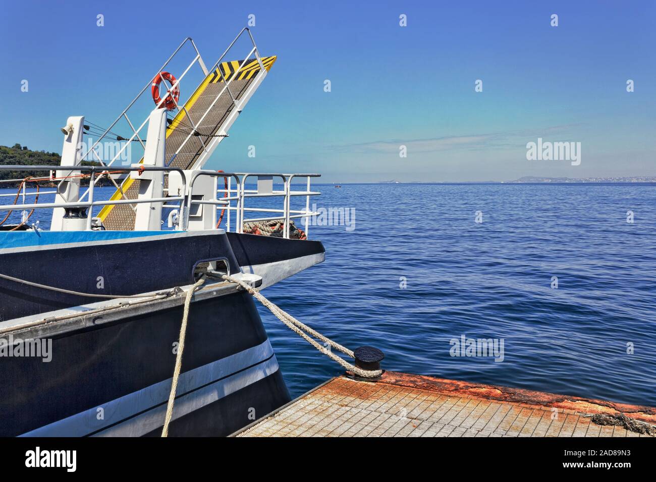 Ferry to Capri Stock Photo