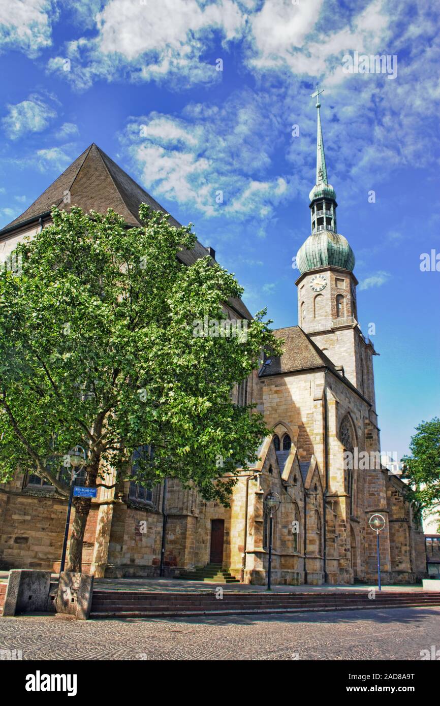 Dortmund Reinoldi Church Stock Photo