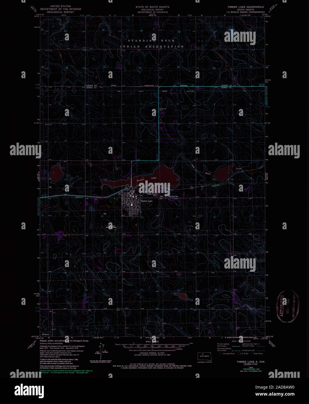 Timber lake map hires stock photography and images Alamy