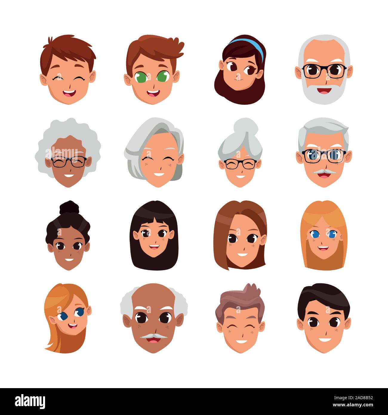 Cartoon Drawings Of People s Faces