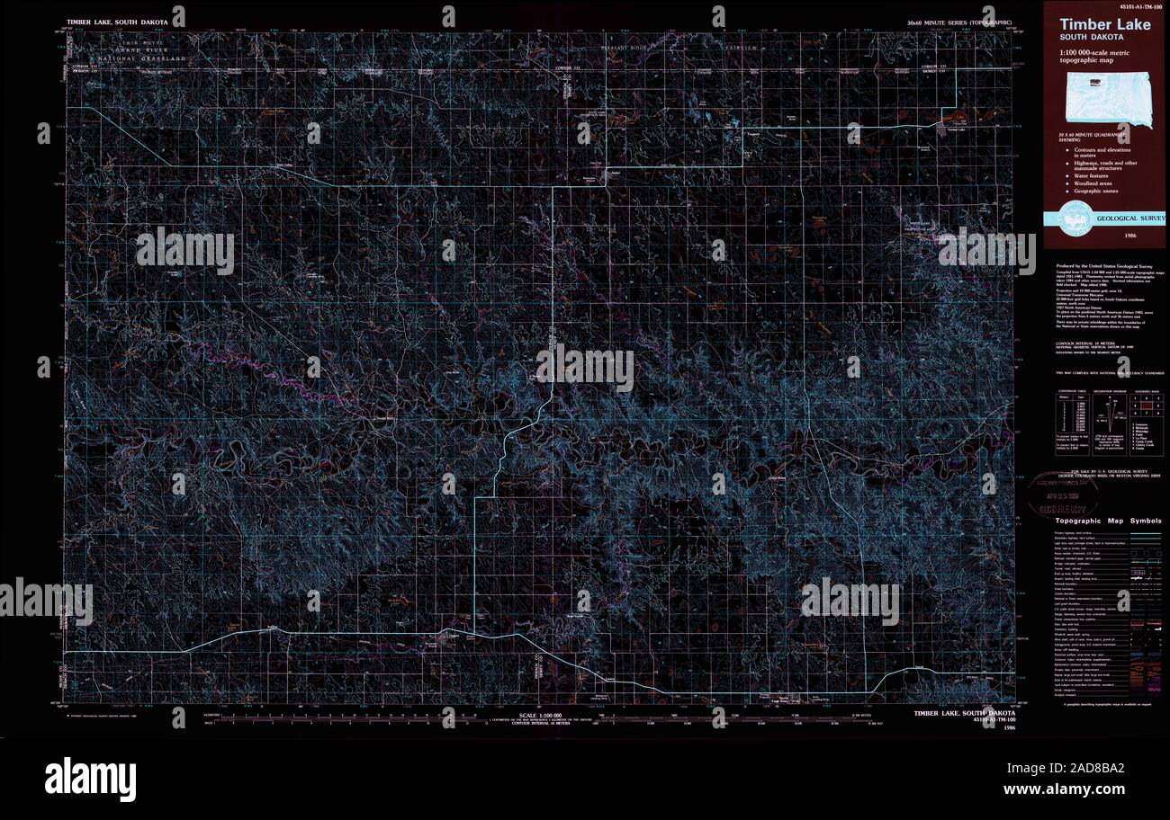 Timber lake map hires stock photography and images Alamy