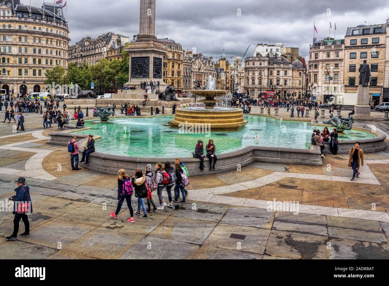 London Trafalgar Square Stock Photo - Alamy