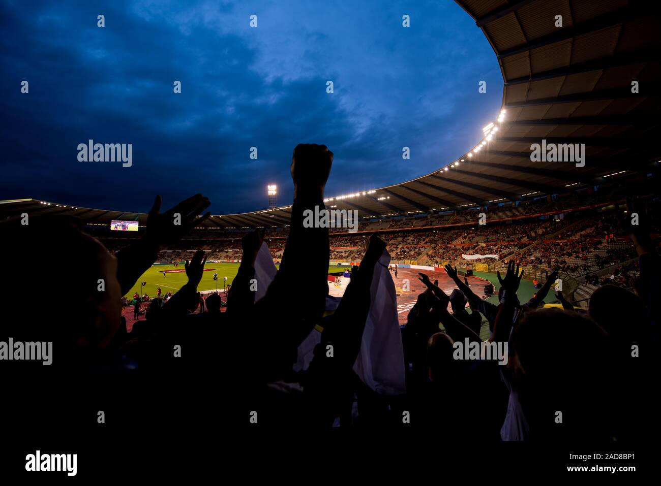 soccer fans support their favorite sports team Stock Photo - Alamy