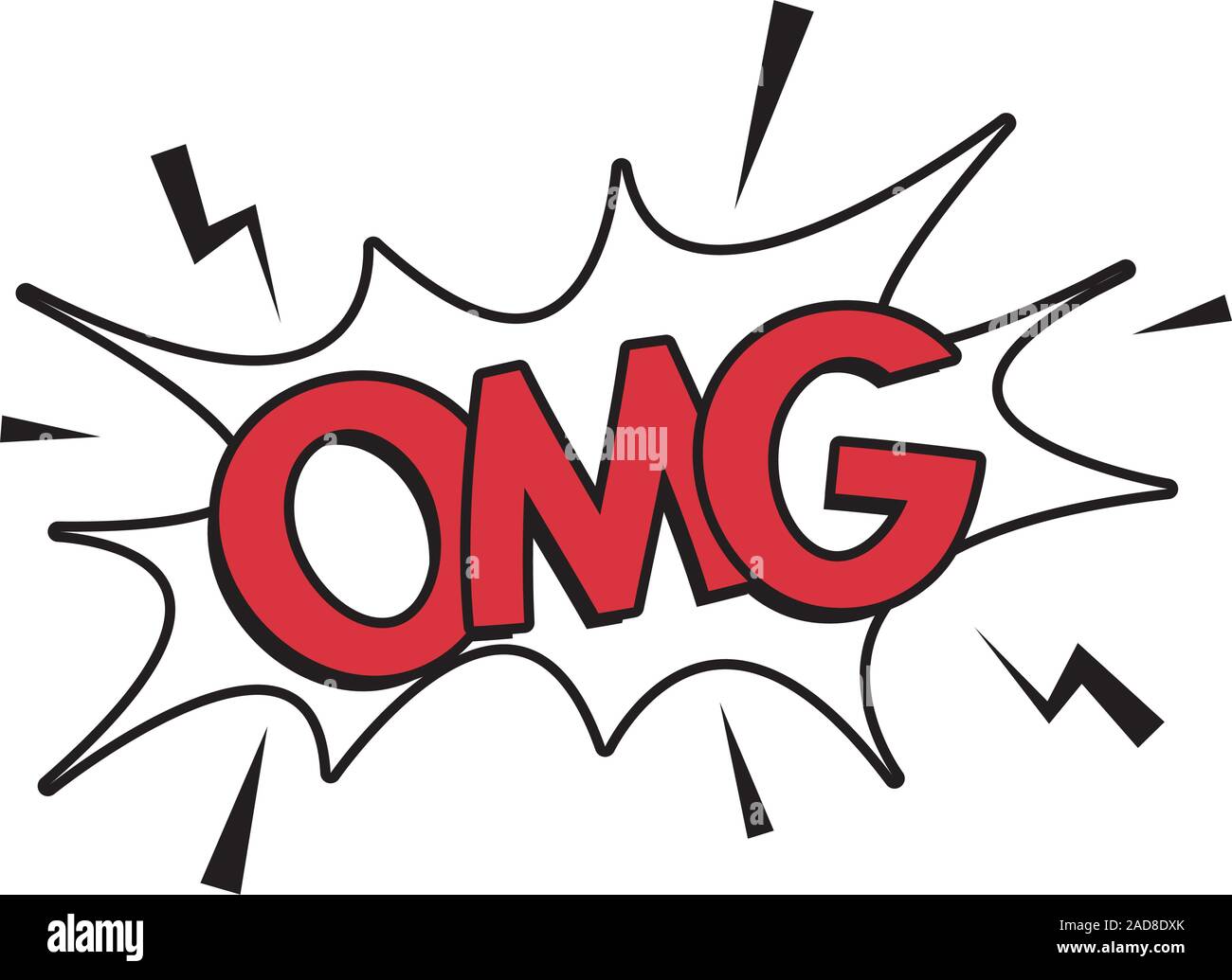 omg word pop art style Stock Vector Image & Art - Alamy