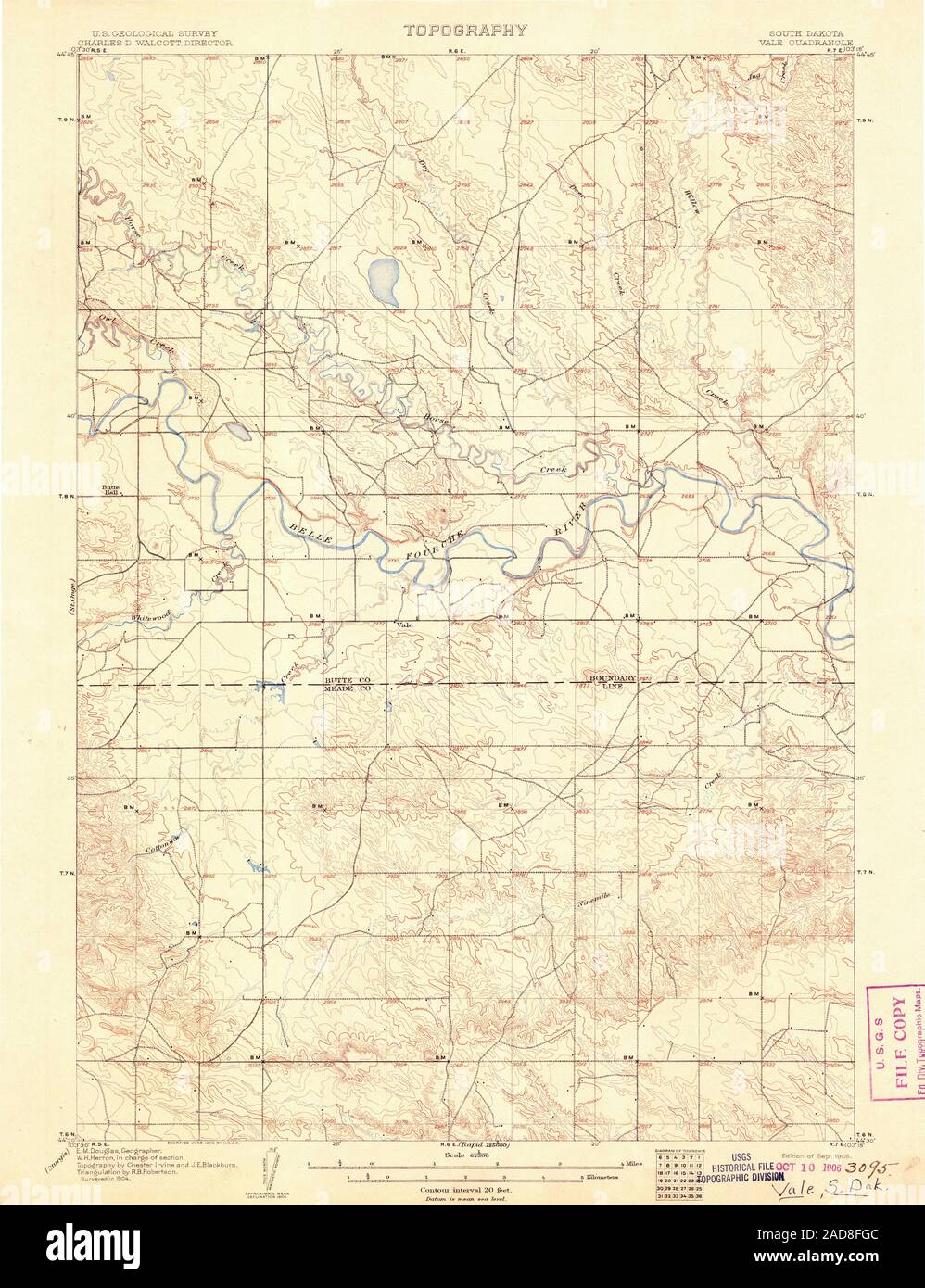 Vale South Dakota Map Page 5 - Vale Map High Resolution Stock Photography And Images - Alamy