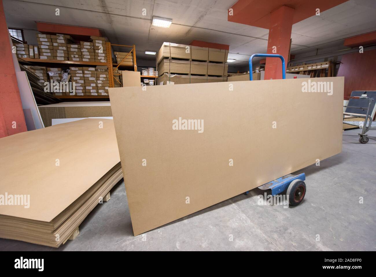 modern wooden furniture factory Stock Photo Alamy