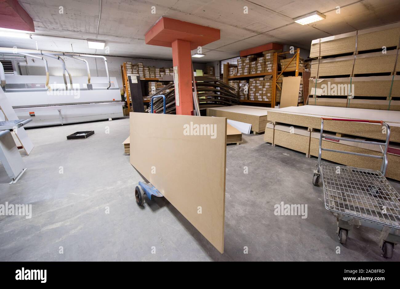 modern wooden furniture factory Stock Photo Alamy