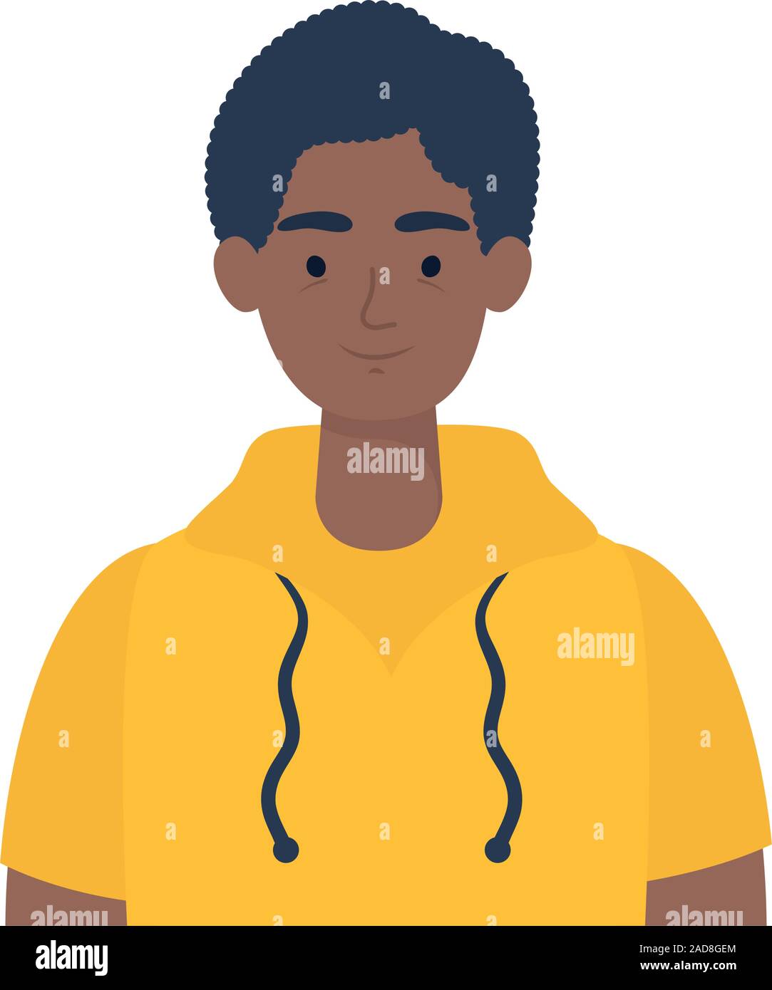 afro young man avatar character icon Stock Vector Image & Art - Alamy