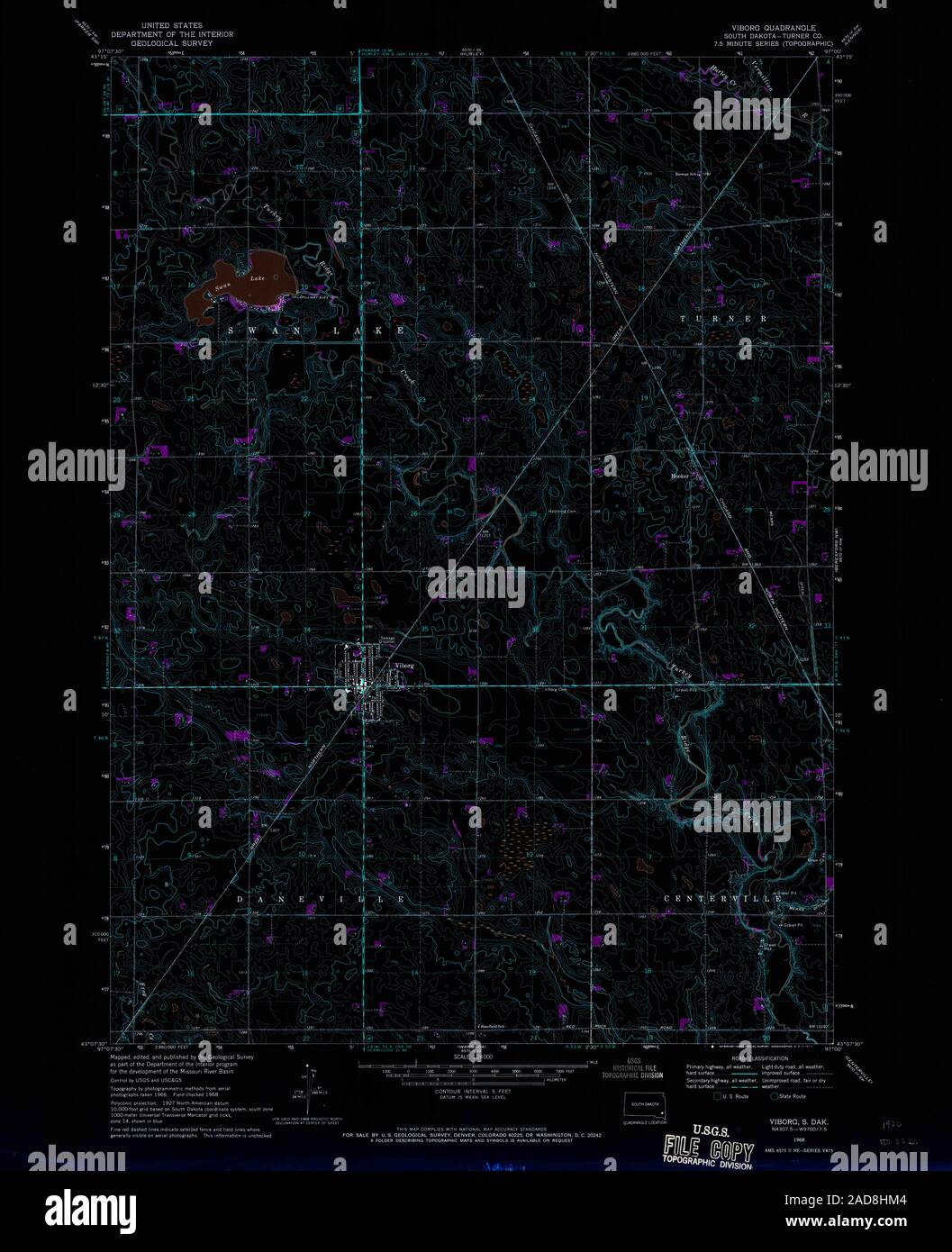 south dakota map hires stock photography and images Alamy