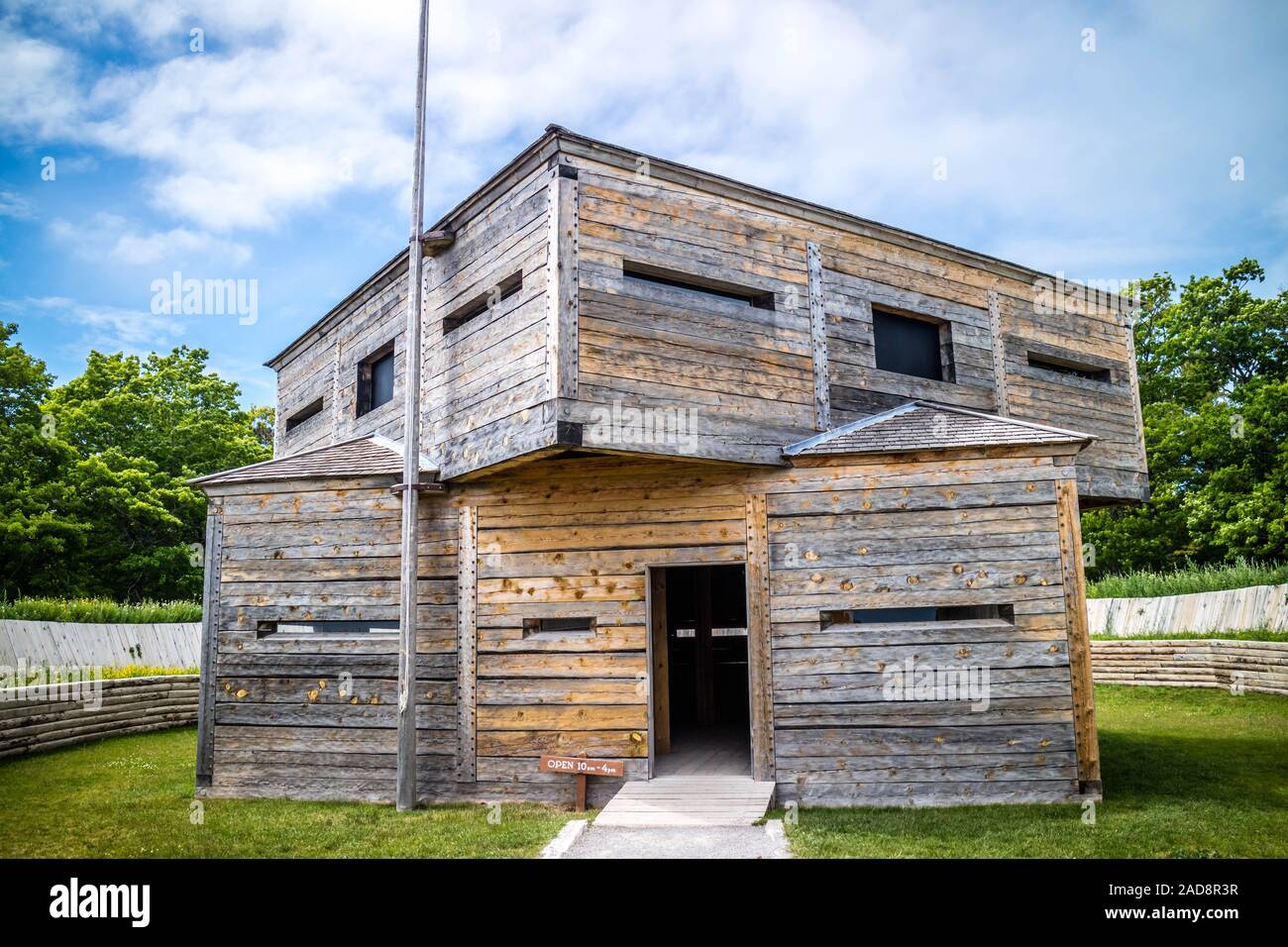 A military base fort in Mackinac Island, Michigan Stock Photo Alamy