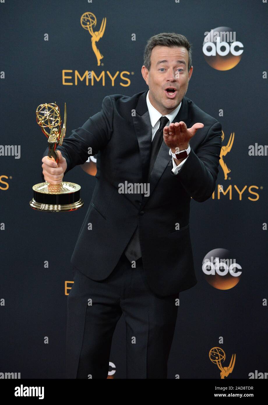 LOS ANGELES, CA. September 18, 2016: TV host Carson Daly at the 68th ...