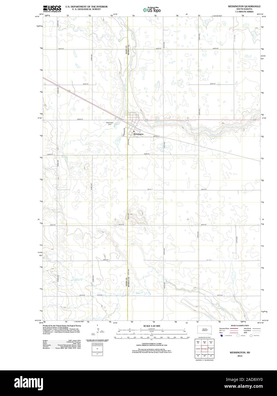 Map of wessington hires stock photography and images Alamy