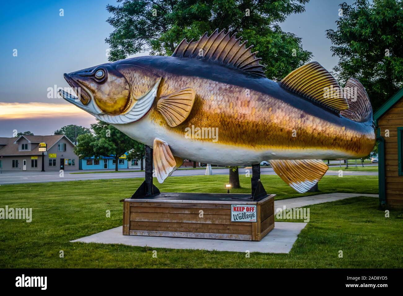 A large shallow lake in Mille Lac, Minnesota Stock Photo Alamy