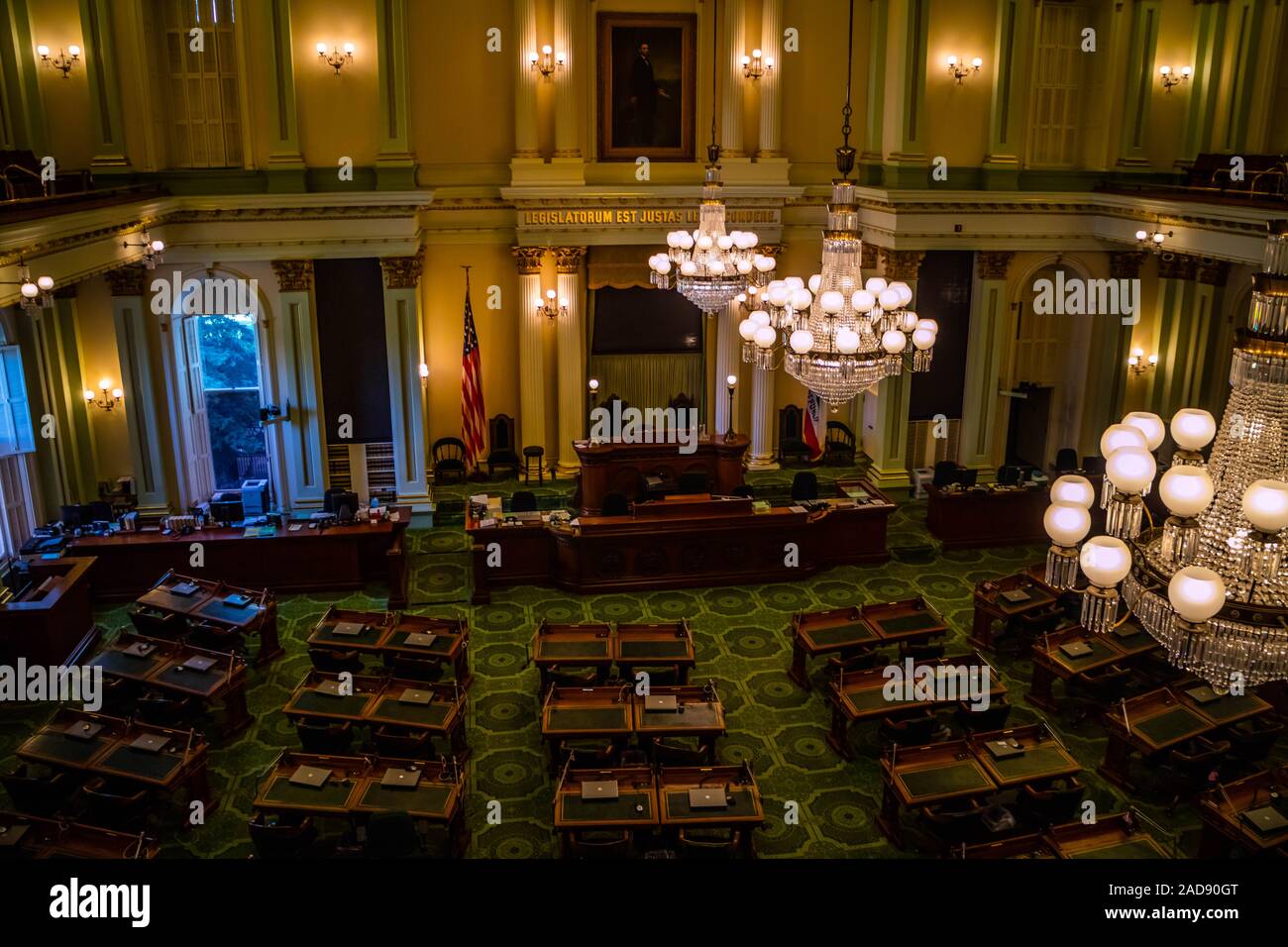 The center of administration in Sacramento State Capital, California Stock Photo
