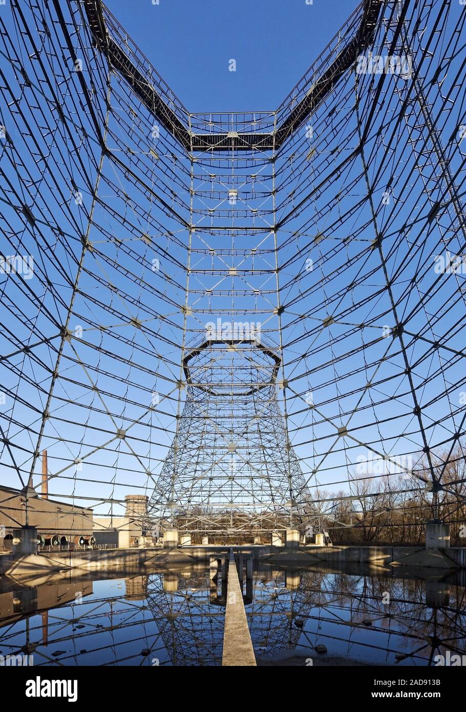 Coking plant Zollverein, fans radiators, cooling towers, UNESCO World