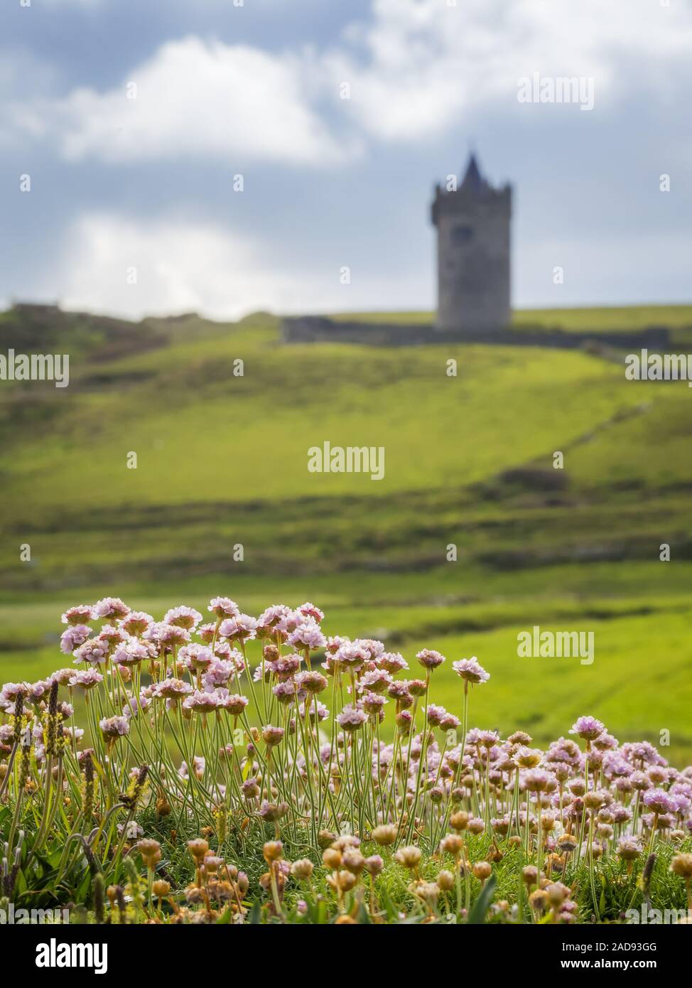 Old castle at doolin ireland near cliffs of moher Stock Photo - Alamy