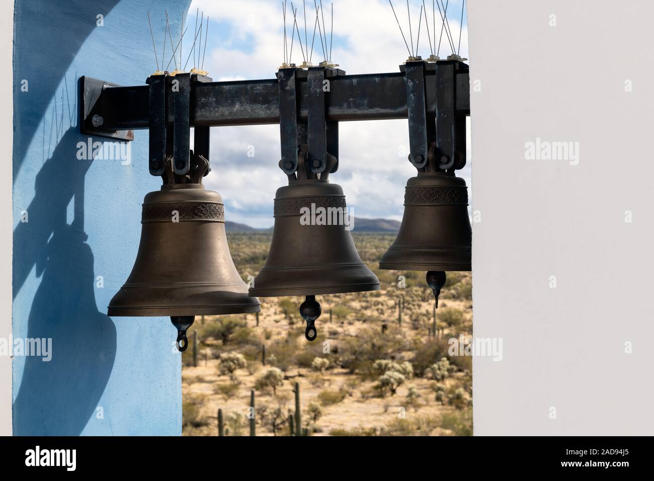 Bell tower of Elijah Chapel at Saint Anthony Greek Orthodox Monastery