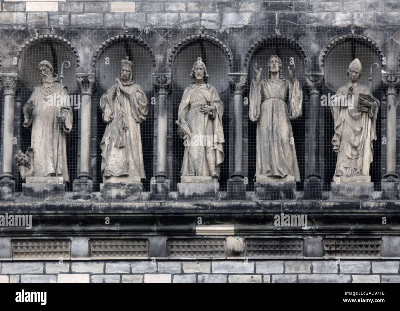 Gallery of saints, Prague Stock Photo Alamy