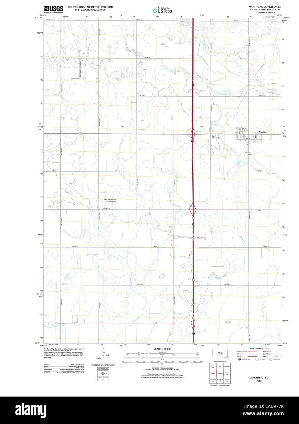Map of worthing Cut Out Stock Images & Pictures Alamy