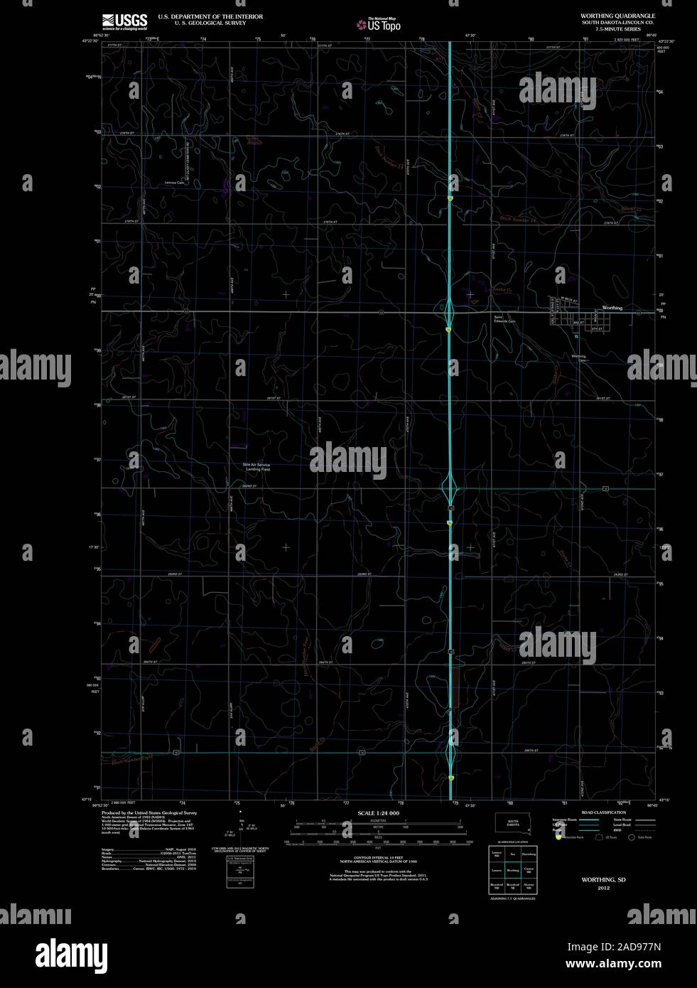 Worthing map hires stock photography and images Alamy