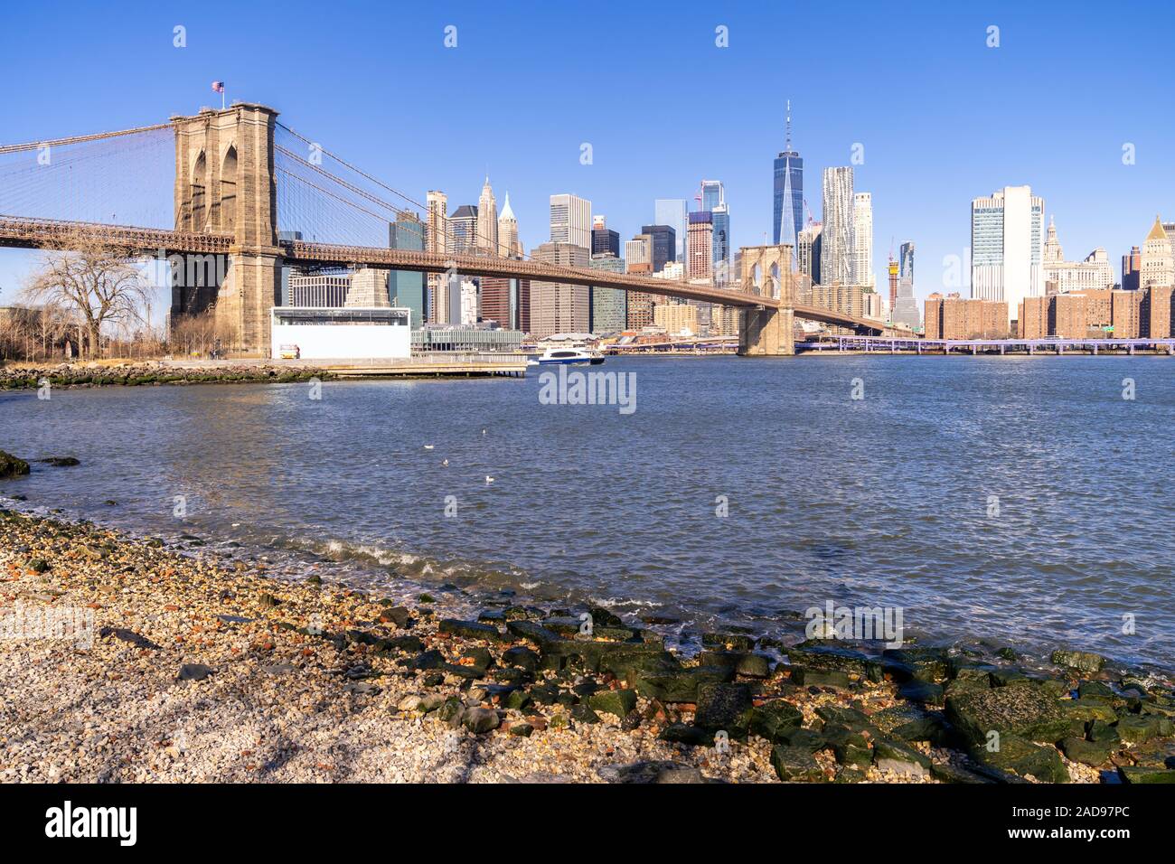 Brooklyn bridge new york stock photo alamy