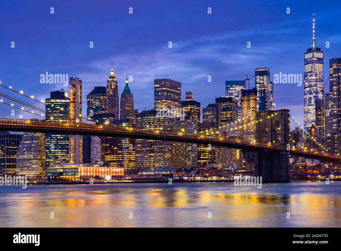 Brooklyn bridge new york stock photo alamy