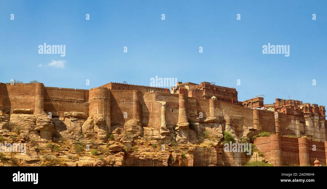 Jaisalmer. Fortress and residence of Maharajah of 12th century Stock Photo