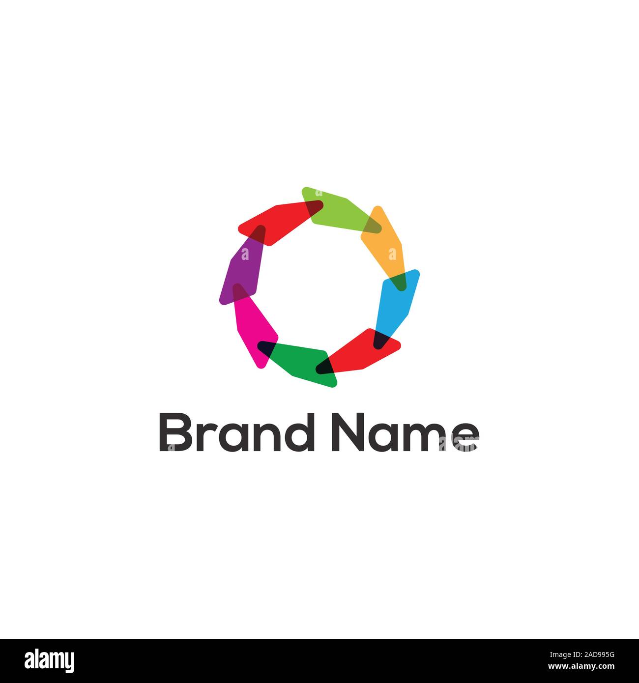 Water Wave Abstract Circle logo design. Spiral logo design. Vector ...