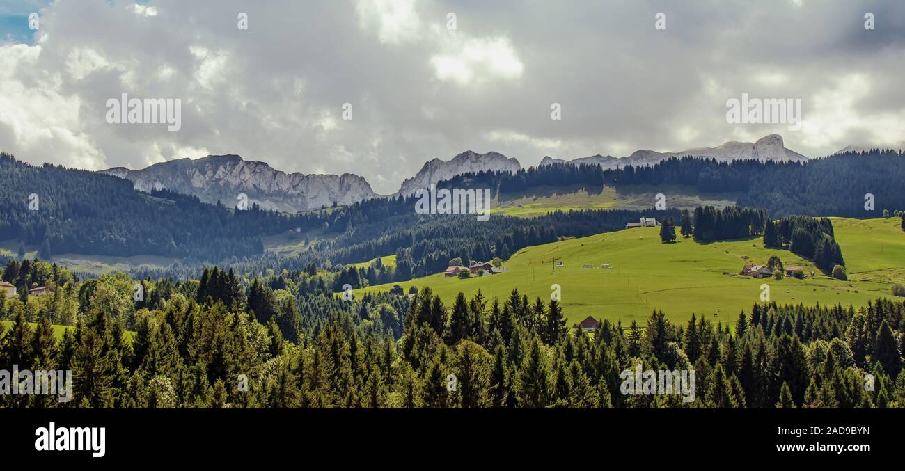 Appenzell alps landscape, Switzerland Stock Photo - Alamy