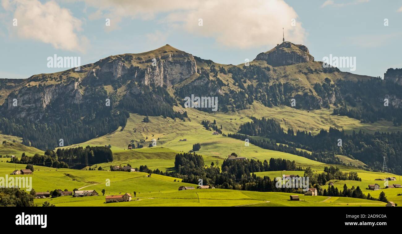 Hoher Kasten, Canton Appenzell, Switzerland Stock Photo
