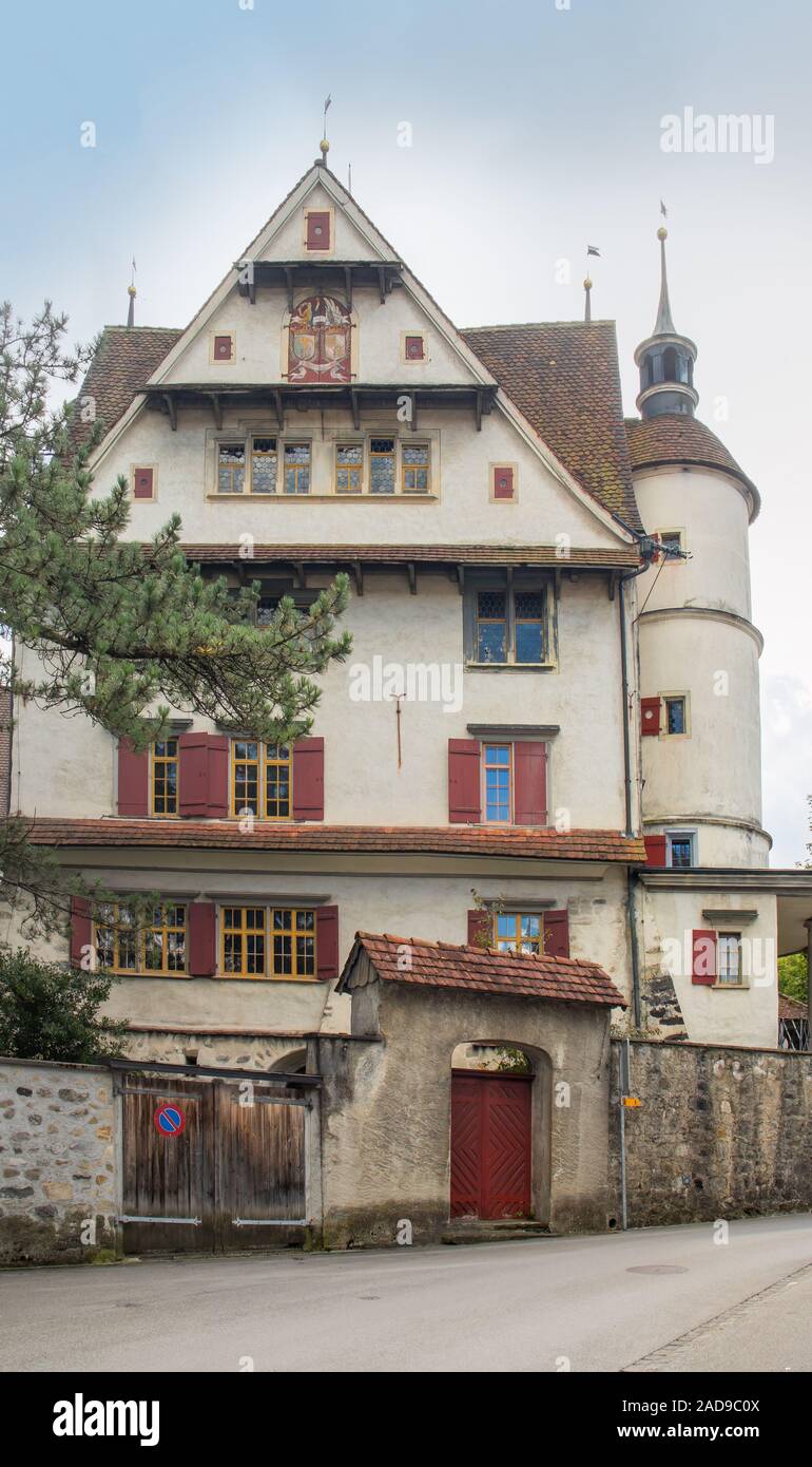 Historical City Appenzell, Switzerland Stock Photo