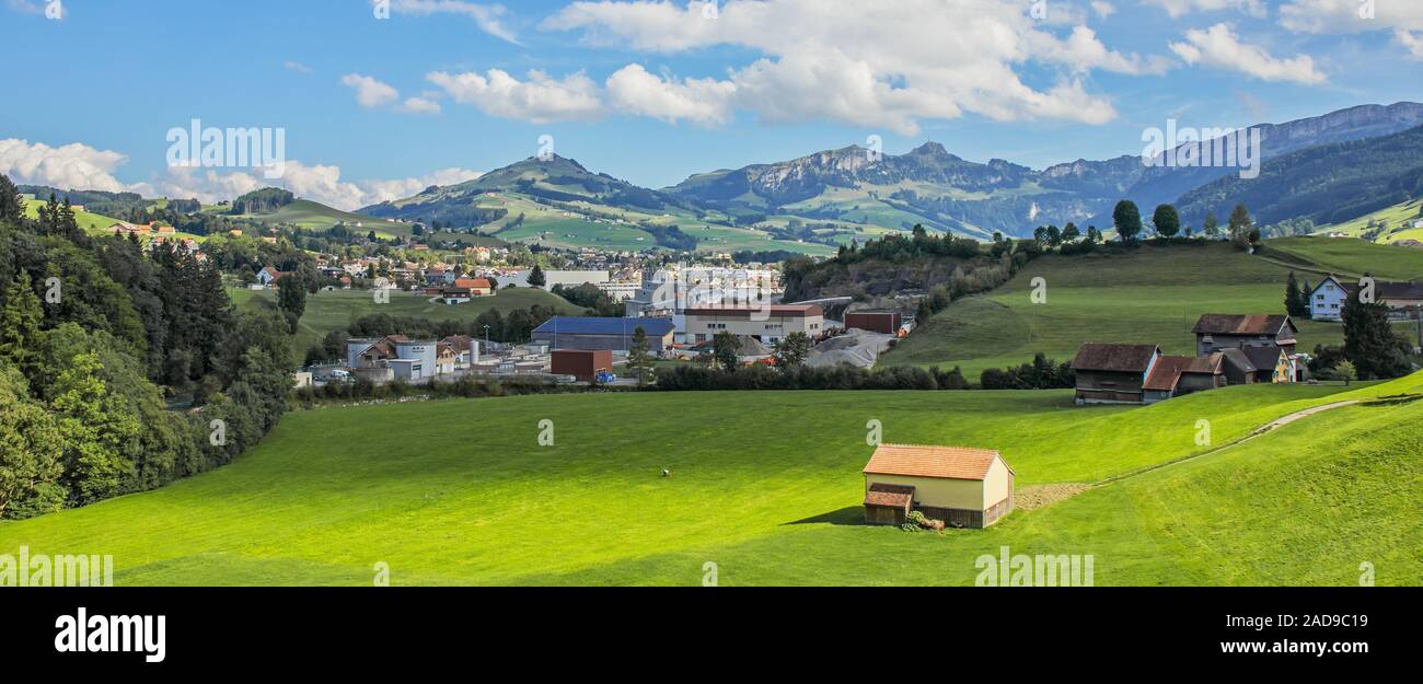 Appenzell, Canton Appenzell, Province of Switzerland Stock Photo