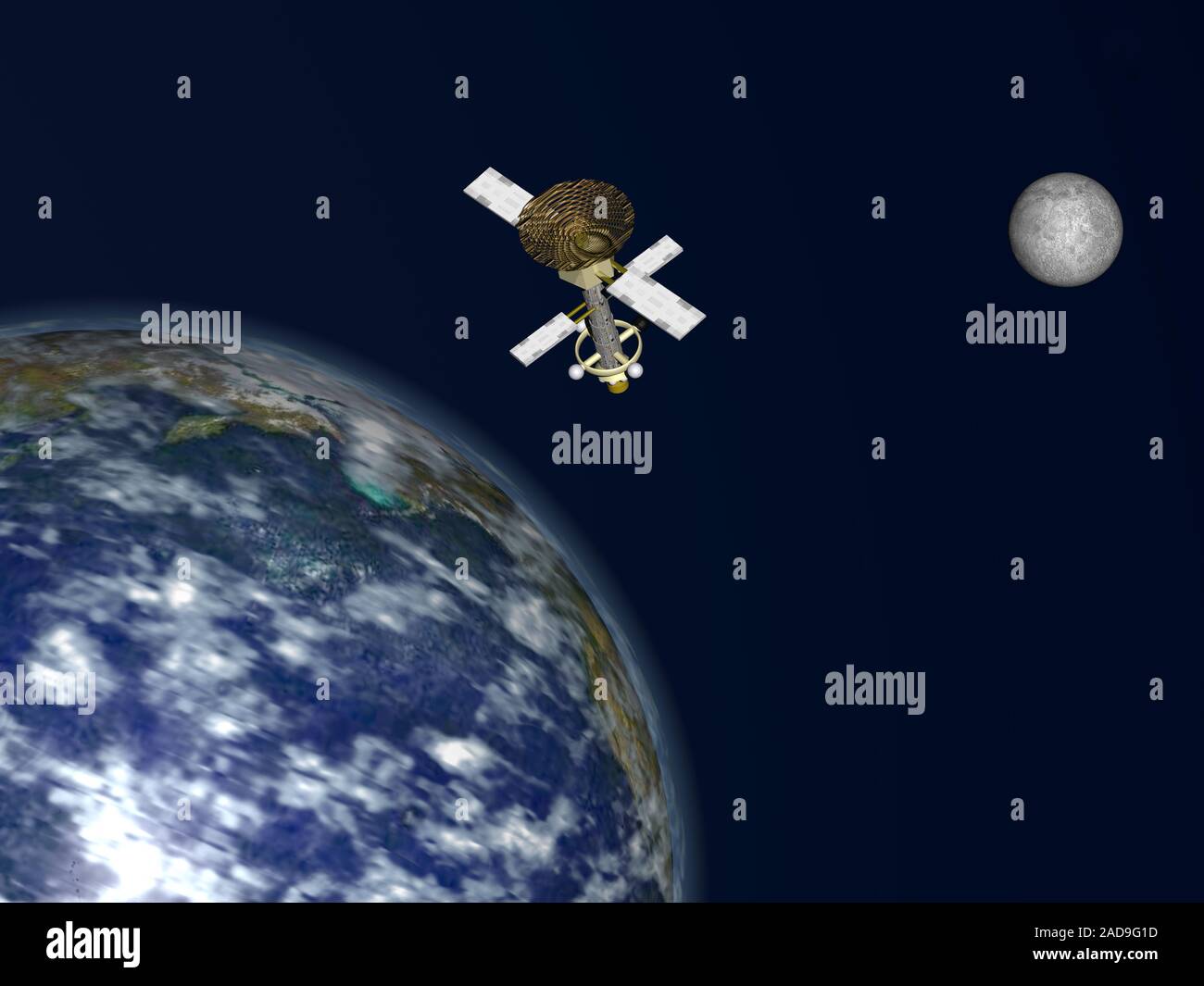 Moon orbit earth hi-res stock photography and images - Alamy