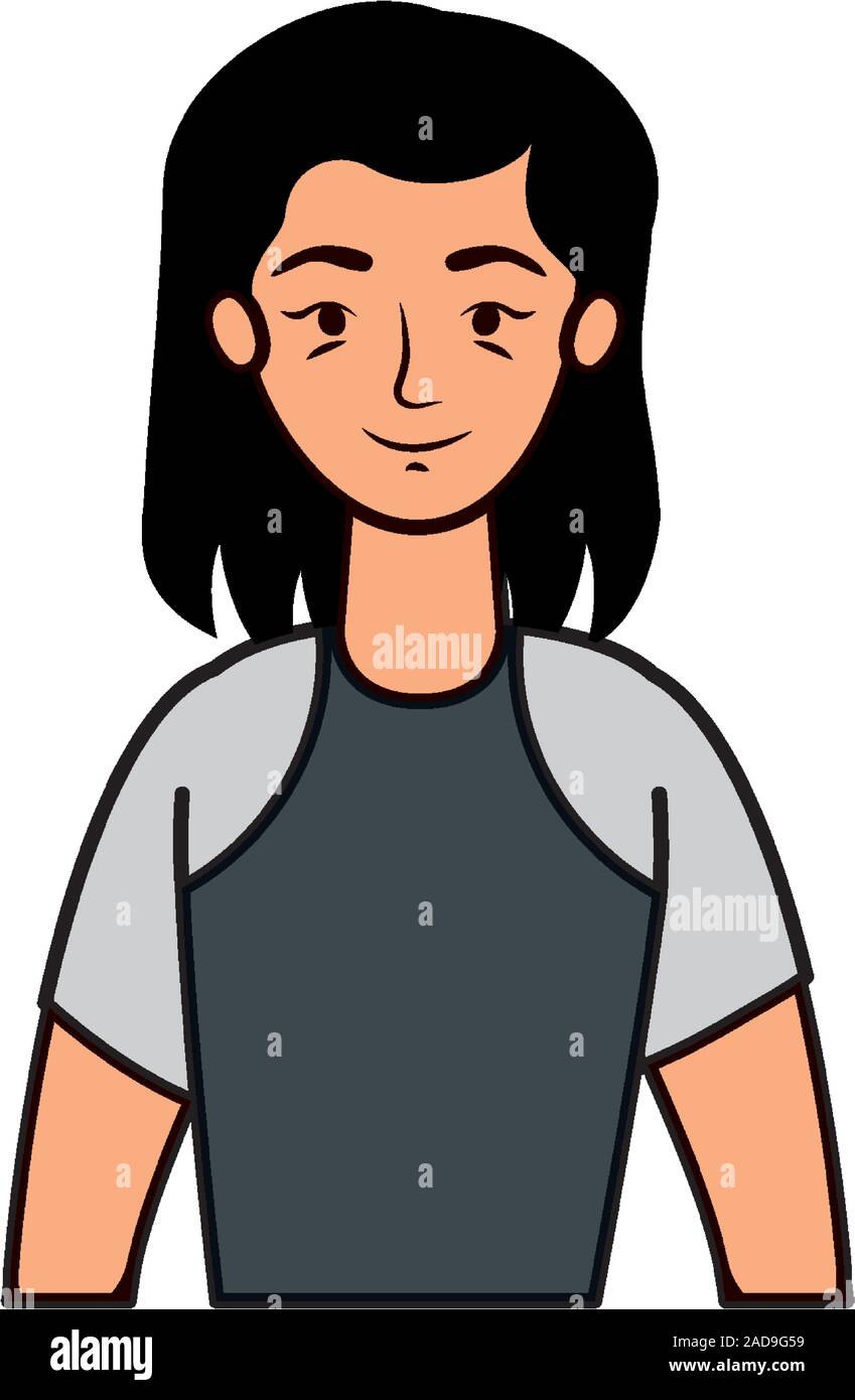 young woman avatar character icon Stock Vector Image & Art - Alamy