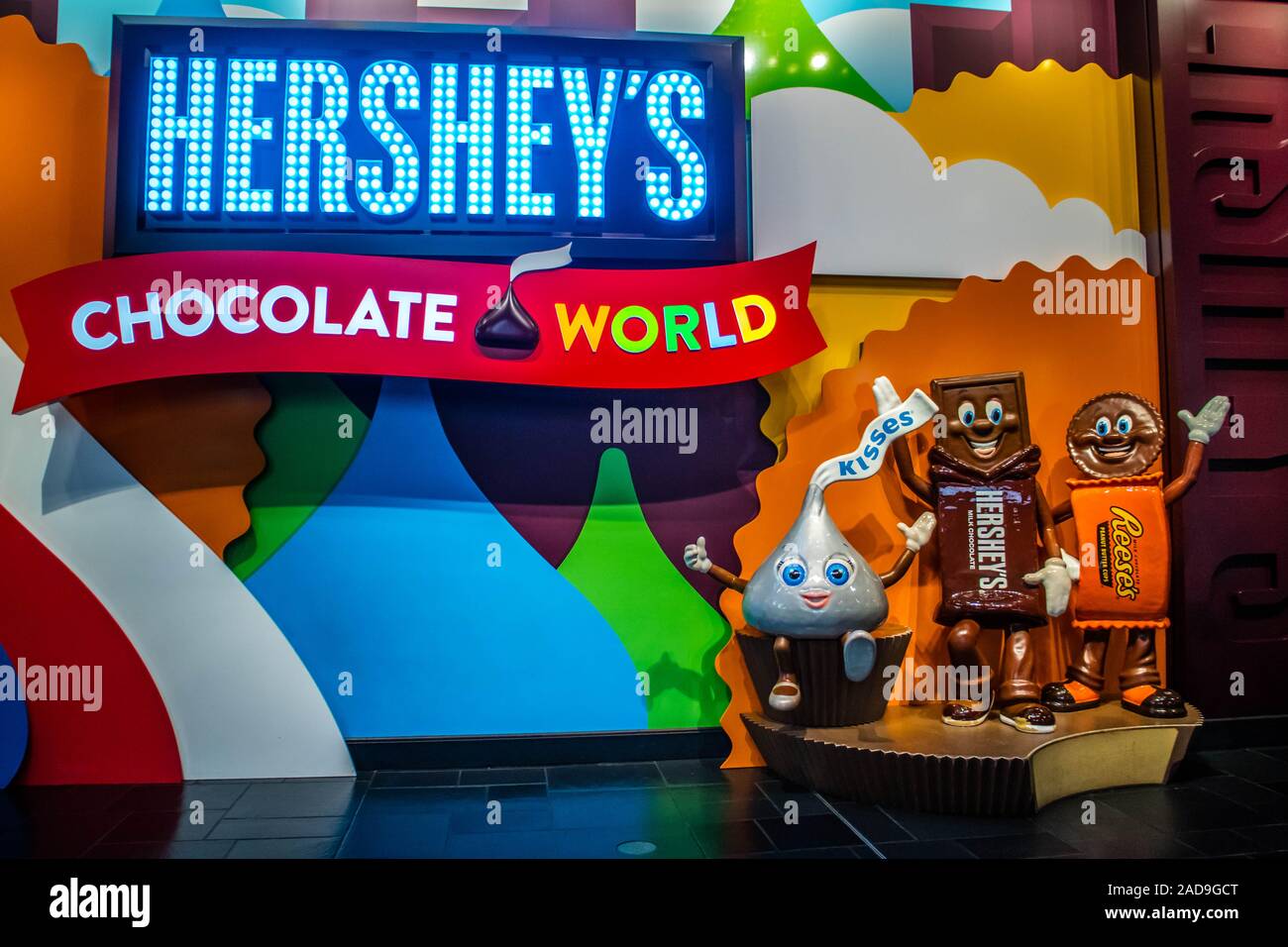 A candy store museum in Hershey, Pennsylvania Stock Photo Alamy