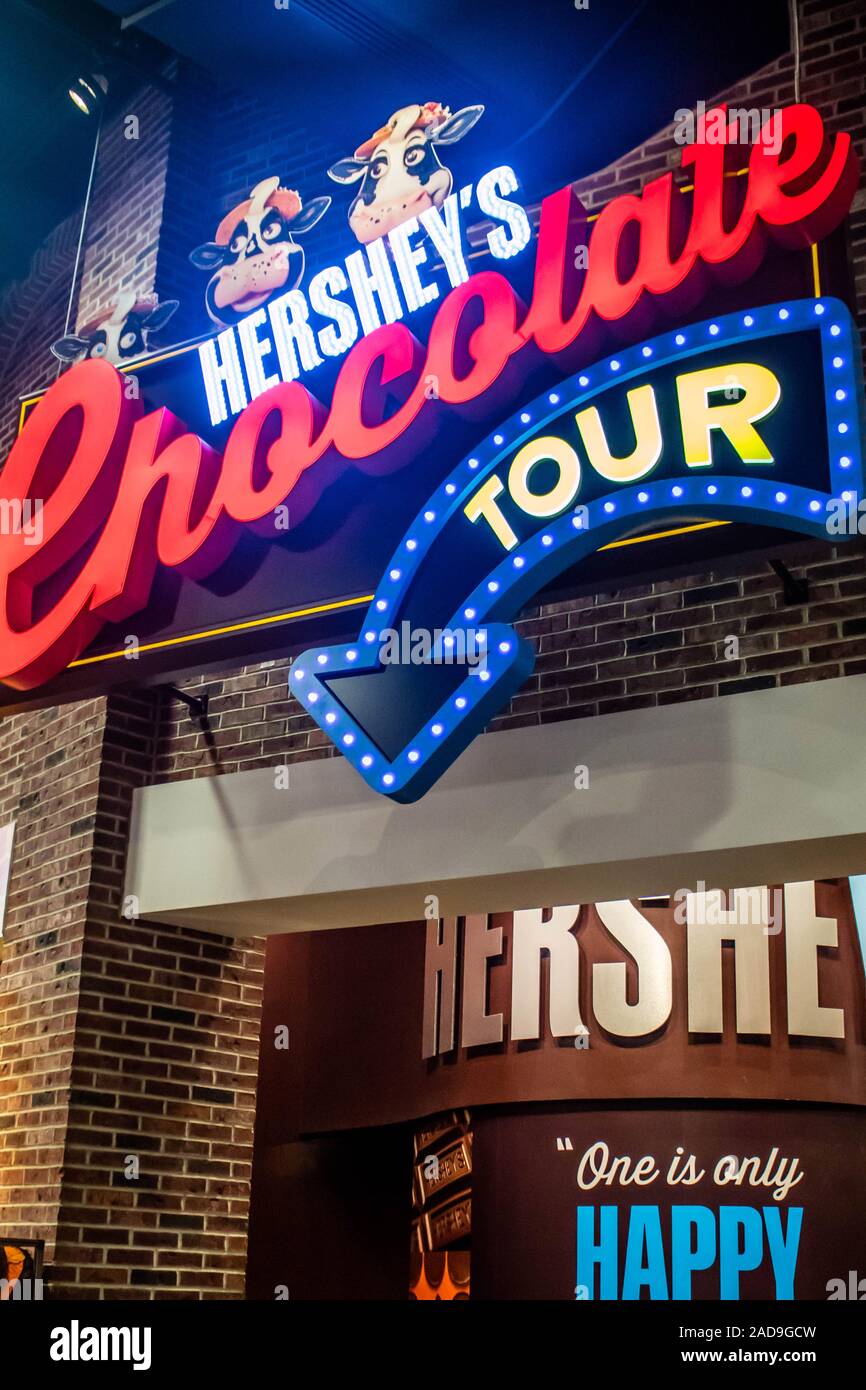 A candy store museum in Hershey, Pennsylvania Stock Photo Alamy