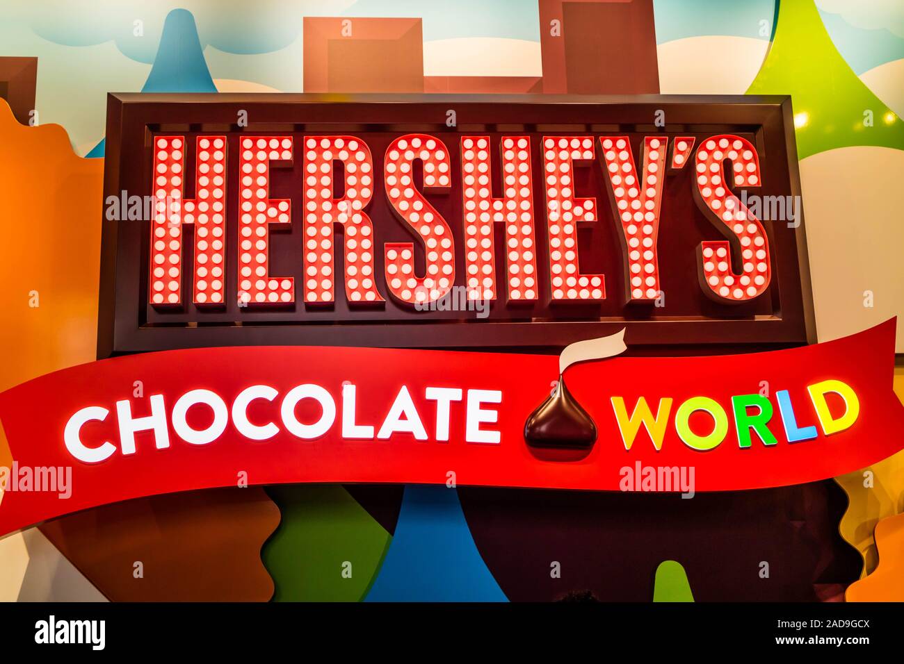 A candy store museum in Hershey, Pennsylvania Stock Photo Alamy