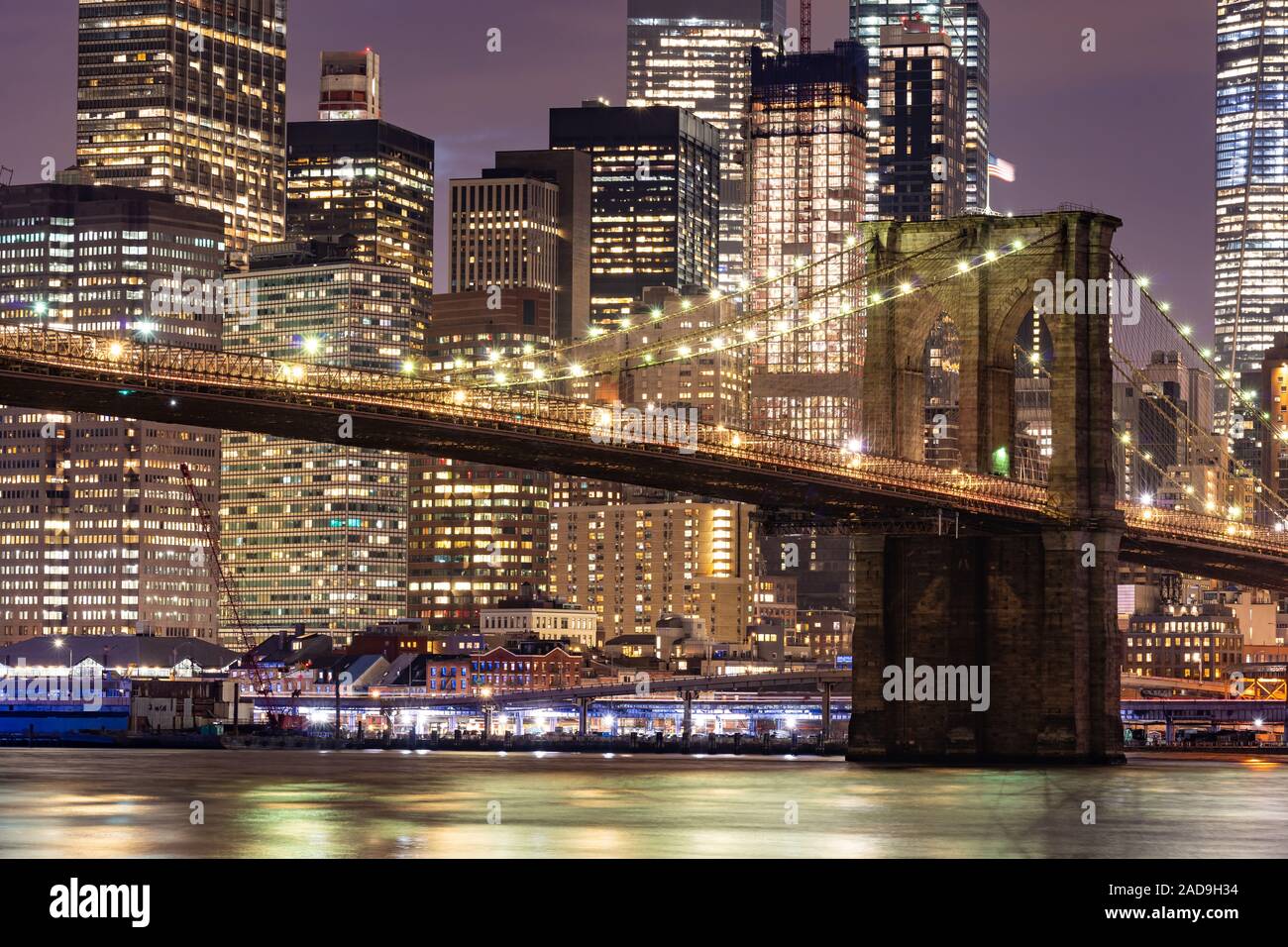 Brooklyn bridge new york stock photo alamy